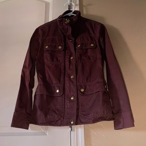 Burgundy jacket